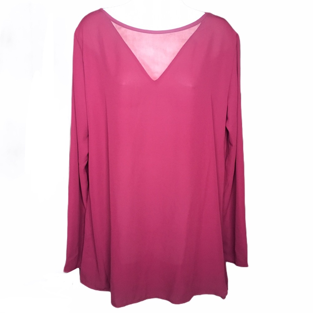 NWT Pink Blush Wine Color Long Sleeve